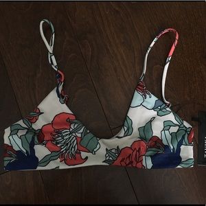 Tavik Nahla Bikini Top in Emma Floral NWT
